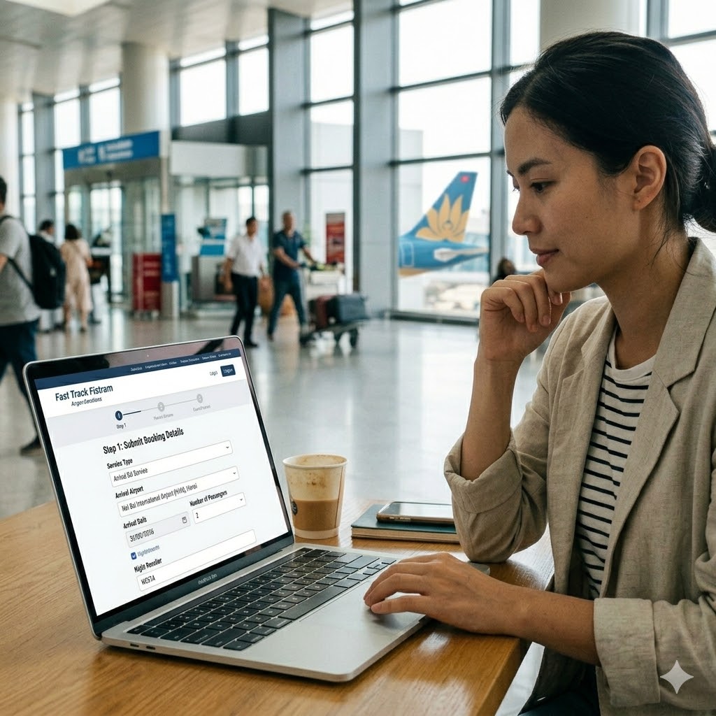Booking on phone